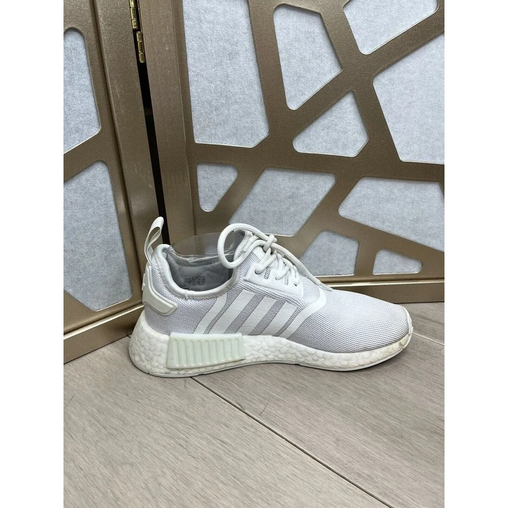 Adidas NMD_R1 refind J PRIMEBLUE Cloud White Big girls 5 youth sneakers shoes